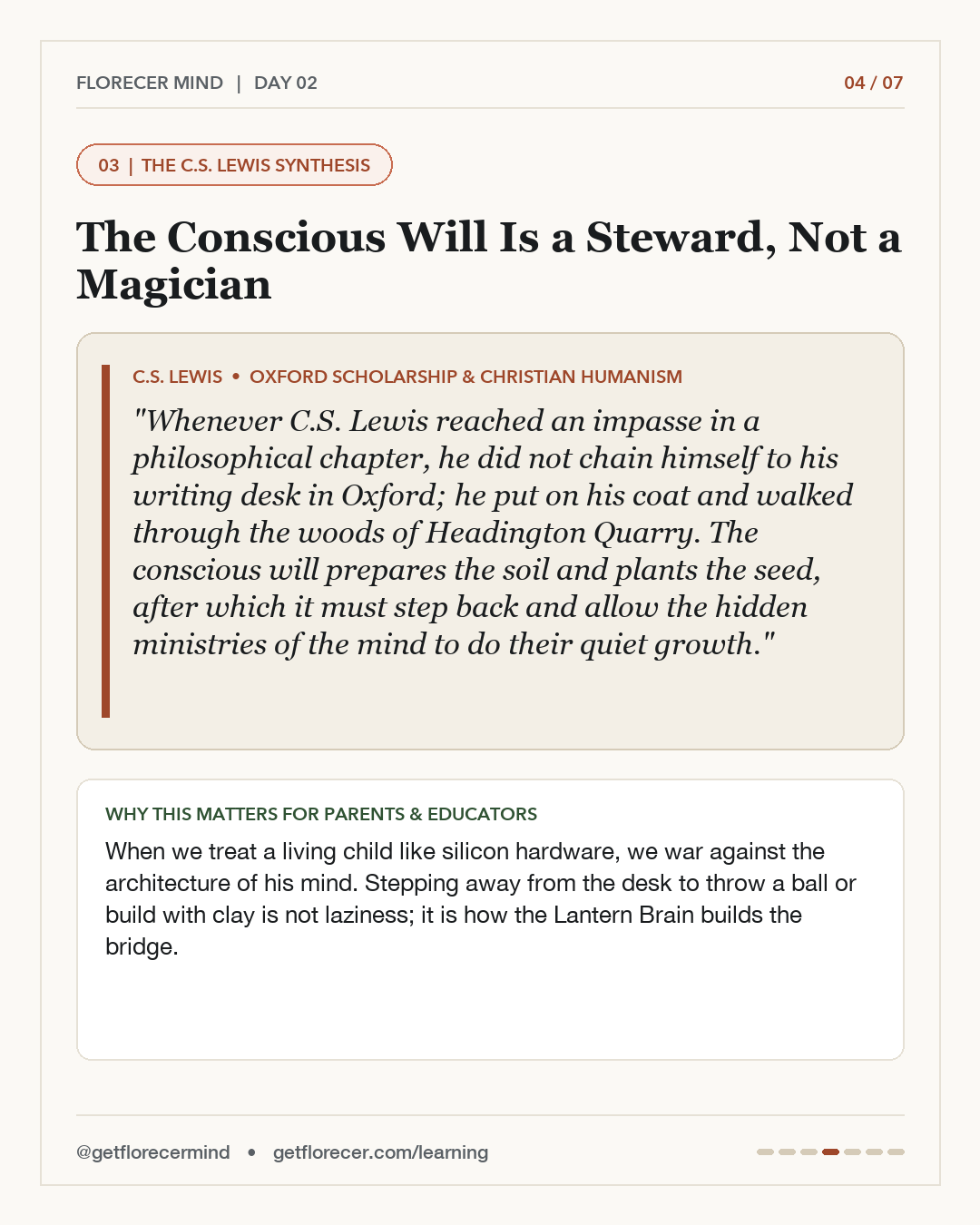 Day 2 Slide 4: The C.S. Lewis Synthesis