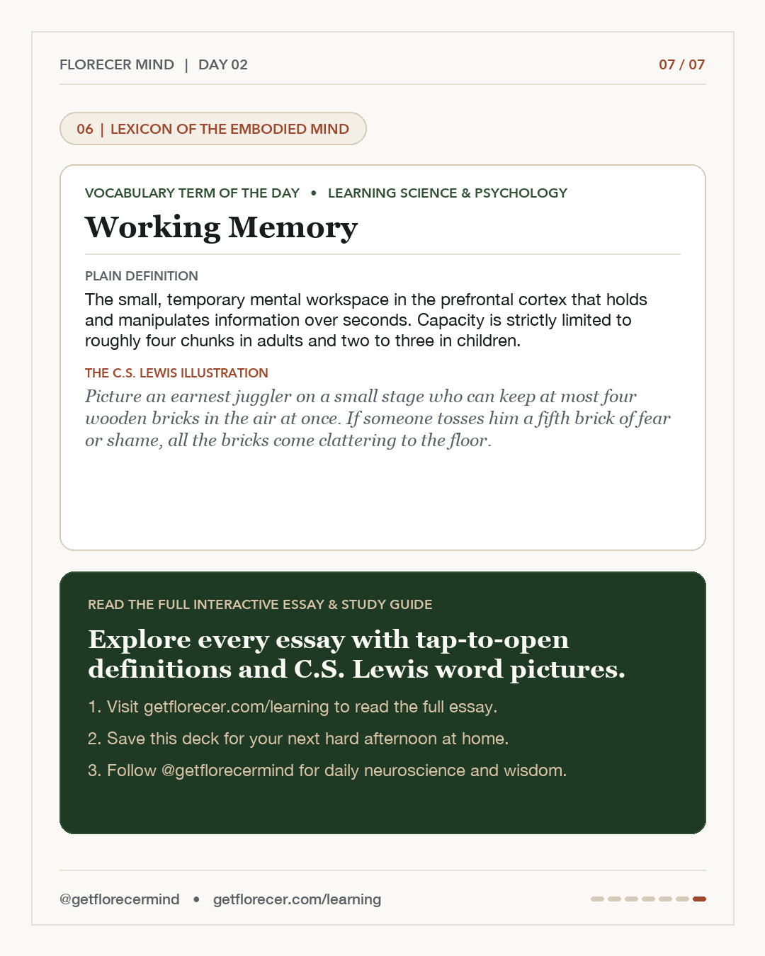 Day 2 Slide 7: Vocabulary & Call to Action