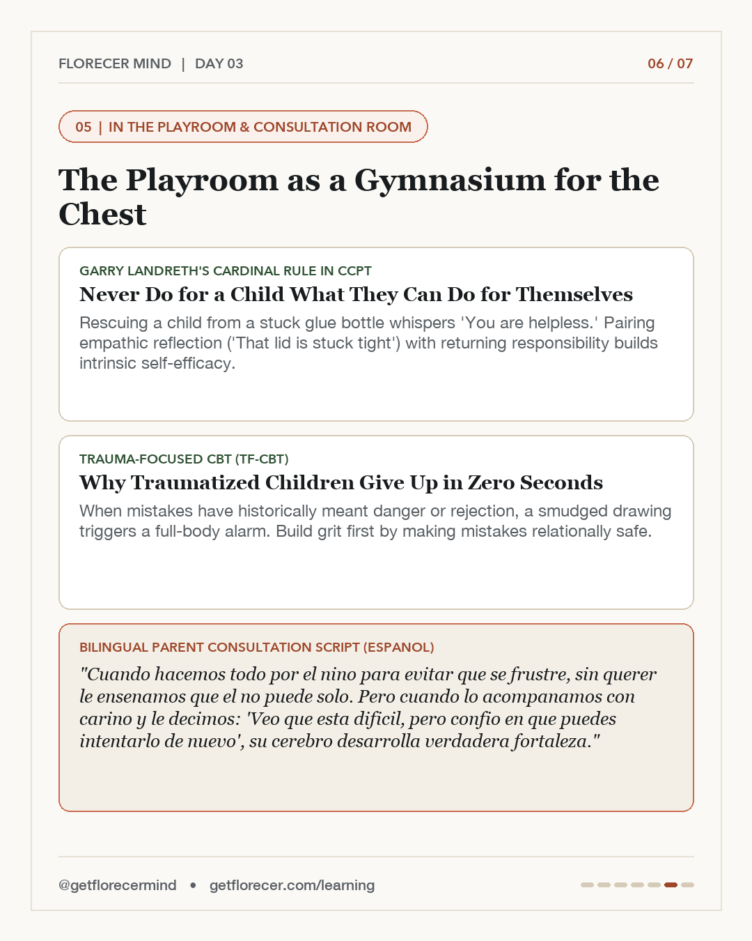 Day 3 Slide 6: In the Playroom & Consultations
