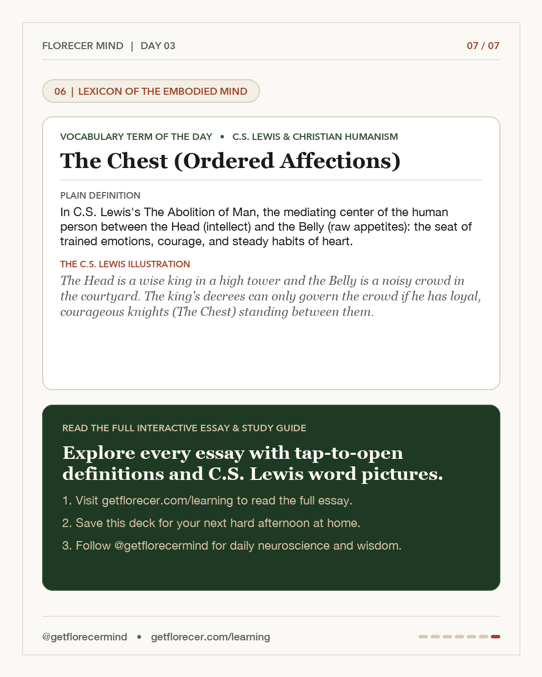 Day 3 Slide 7: Vocabulary & Call to Action